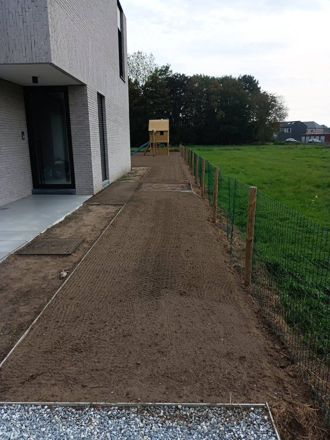 Verticuteren & inzaaien — realisatie 4